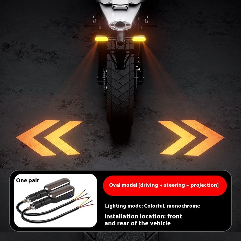Motorcycle Projection Turn Light LED Turn Highlight Warning Light