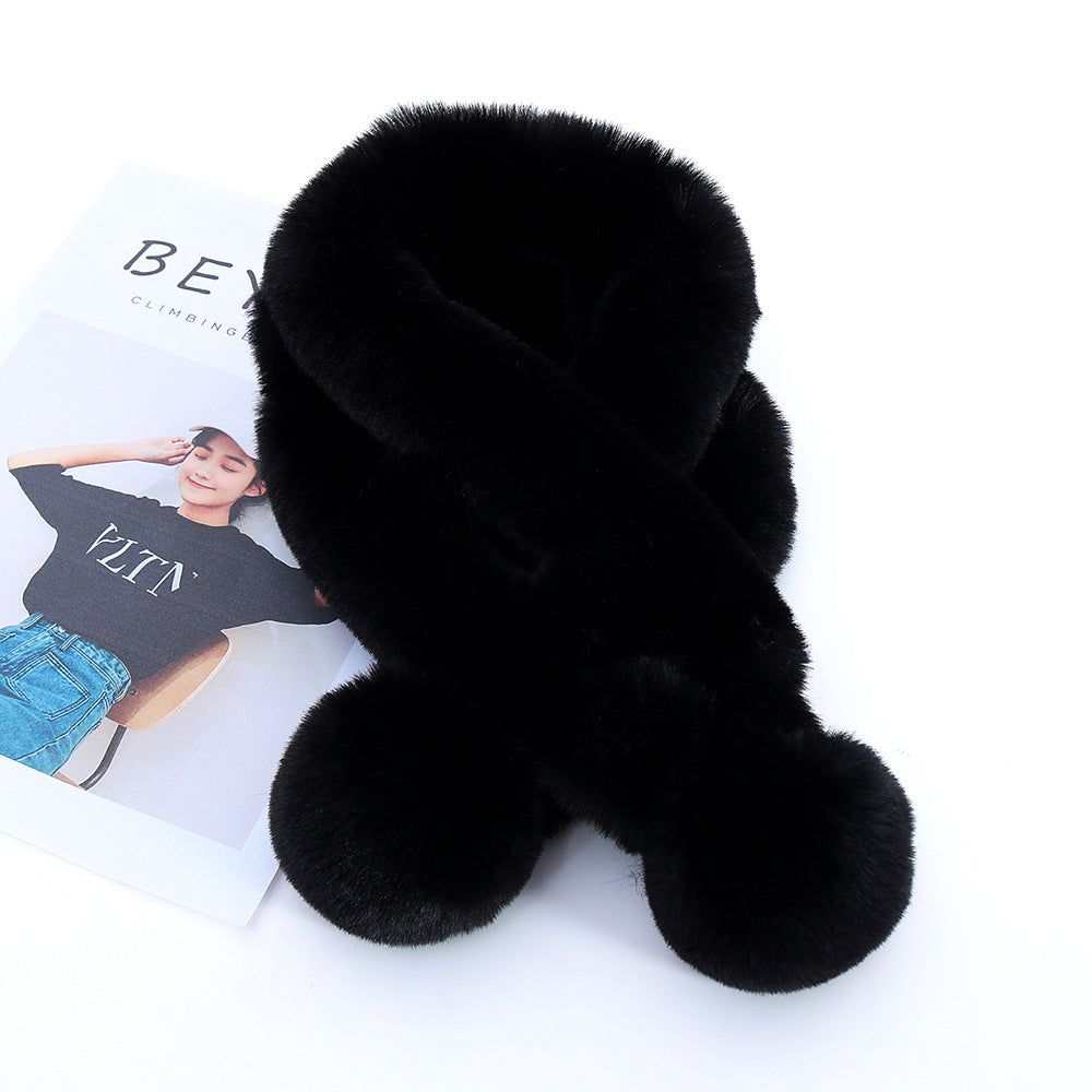Double Sided Fur Eco-friendly Fur Scarf