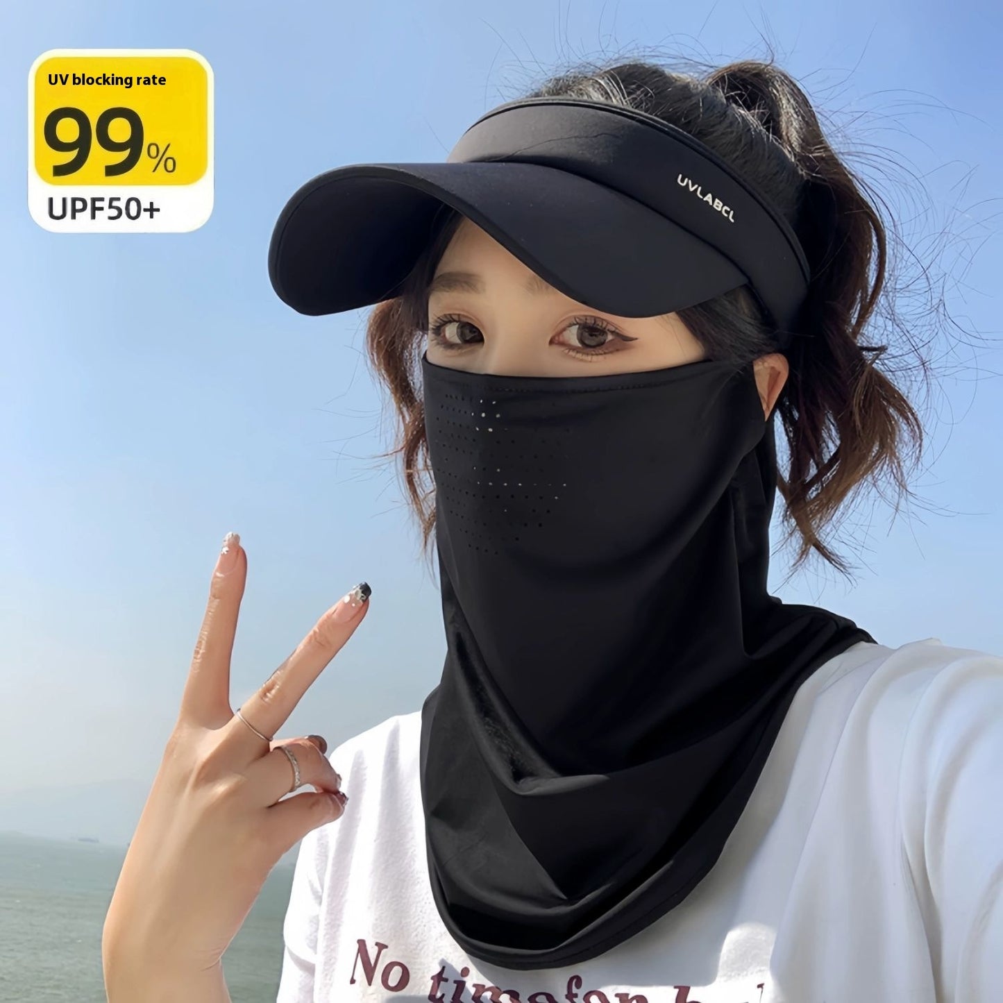 Outdoor Cycling Masks Sun Protection Breathable Face Towel Veil