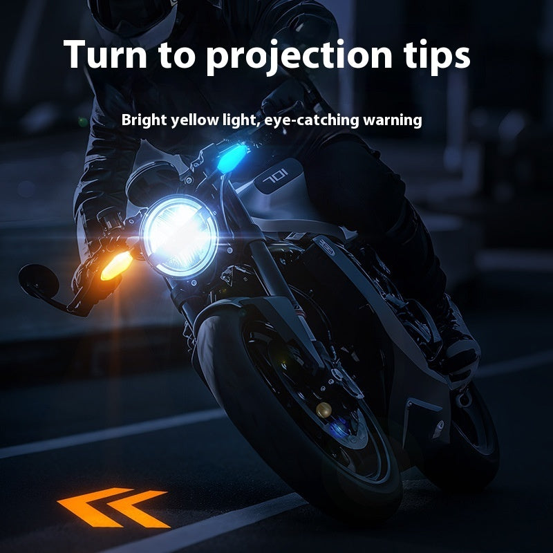 Motorcycle Projection Turn Light LED Turn Highlight Warning Light