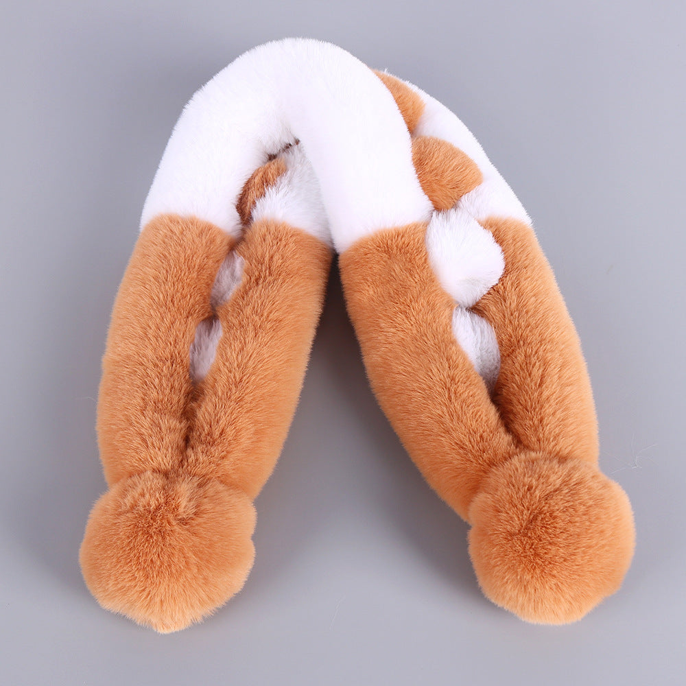 Double Sided Fur Eco-friendly Fur Scarf