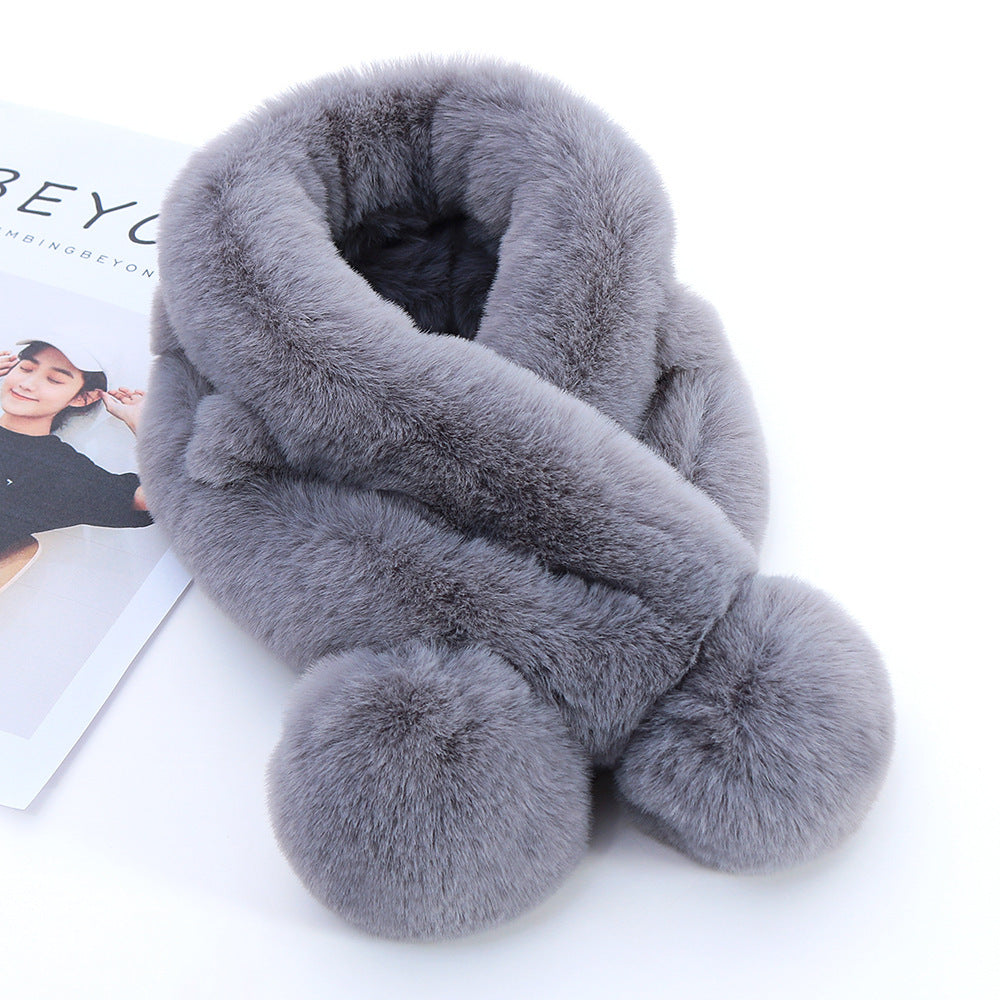 Double Sided Fur Eco-friendly Fur Scarf