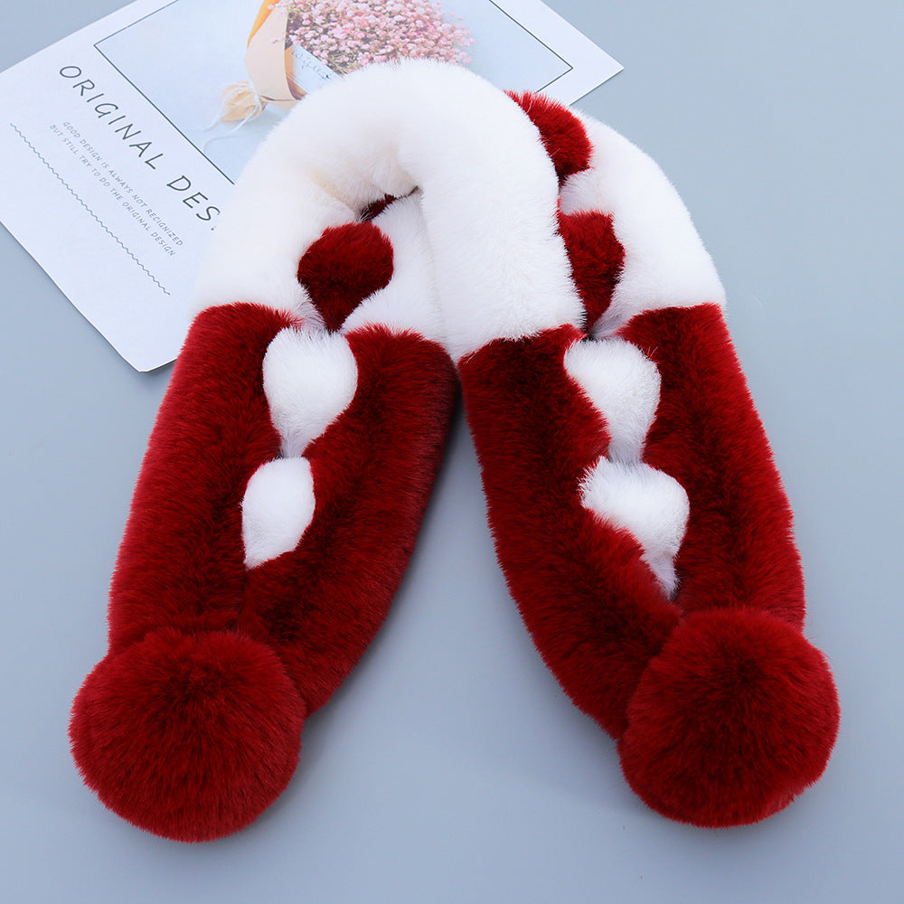 Double Sided Fur Eco-friendly Fur Scarf