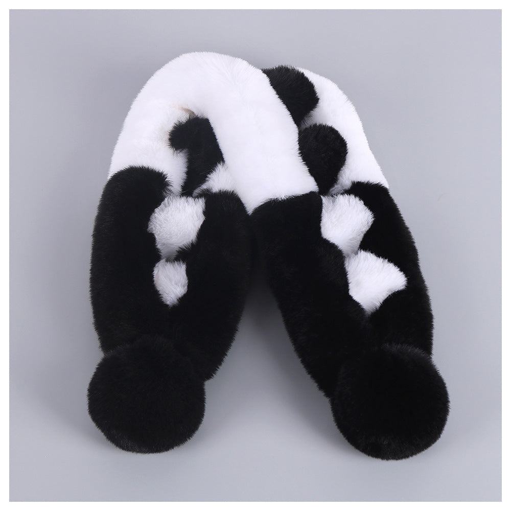Double Sided Fur Eco-friendly Fur Scarf