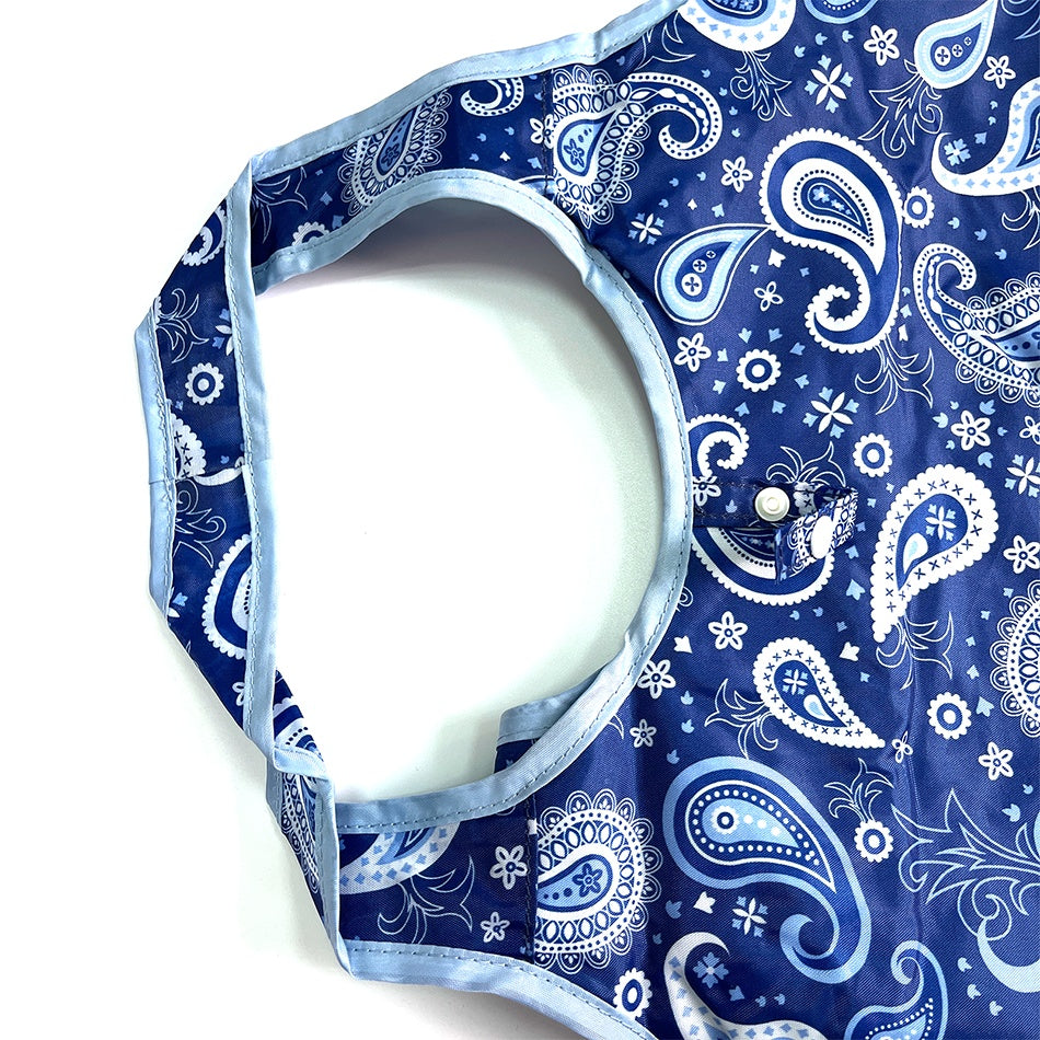 Reusable Shopping Bag Retractable Zipper Foldable Storage Tote Bag Eco-Friendly